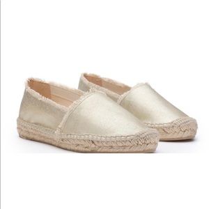 CASTANER 1927 METALLIC FLAT ESPADRILLE new in box